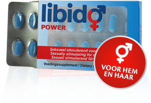 Libidopower verhoogt het libido voor man en vrouw en verbetert de erectie